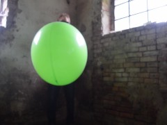 Blowing up some Balloons in an old empty House and fuck
