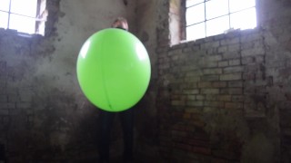 Blowing up some Balloons in an old empty House and fuck