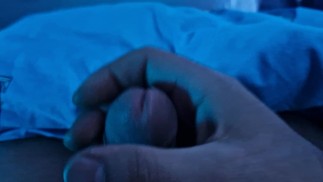 Handjob in the bedroom