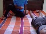 (වලත්තයා)පාඩම් කරන්න දෙන්නෙත්  නෑ දික් කරනවා  Sri lankan sex video my StepBro creampie need fuck har