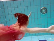 Preview 2 of Polish hot shaped Deniska swimming nude