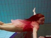 Preview 5 of Polish hot shaped Deniska swimming nude