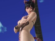 Preview 3 of Dead or Alive Xtreme Venus Vacation Nyotengu Neon Night Panther Outfit Nude Mod Fanservice