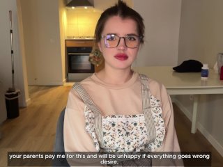 Screen Capture of Video Titled: Я стал Хорошим мальчиком ради минета и киски моей няни