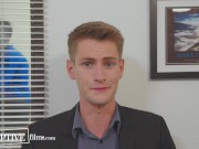 Preview 3 of Junior Associate Secretly Bangs Boss in Office After Hours - The Office Gay Parody 2