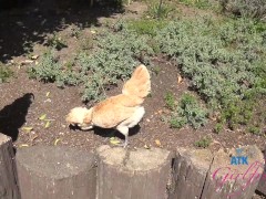 On a date with the super sexy Zoey Jpeg playing with her hairy pussy and taking a piss