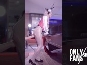 Preview 1 of 【Fate】✨Cosplay Sex with Tamamo, Sexy FGO Ladyboy Cosplayer get Fucked, Crossdresser trans Hentai 12