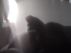 Jerking this big black beef