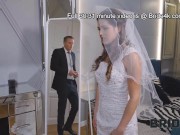 Preview 4 of BRIDE4K. Couple decided to copulate in the bedroom before the wedding ceremony