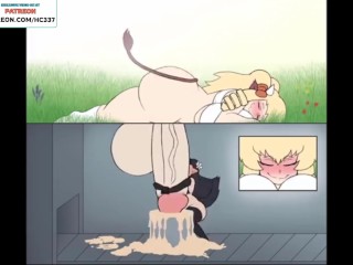 Futanari Milking on the Farm Big Dick Futa Hentai Animation 60Fps