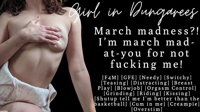 ASMR  Girlfriend is tired of you watching basketball and not fucking her!  Audio Porn for Men