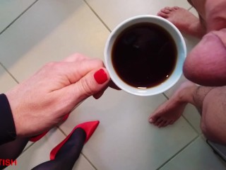 Secretaresse Wil Sperma Als Room Voor Haar Koffie, Mijn Pik Wil Helpen