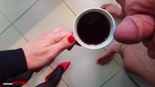 Secretary wants cum as cream for her coffee , my cock wants to help