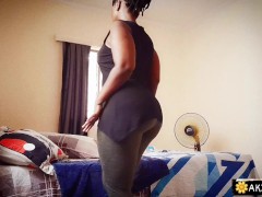 Nudist babe AKIILISA dressing up for a picnic/first time - Screenshot 14 of 16 - Ebony Big Ass