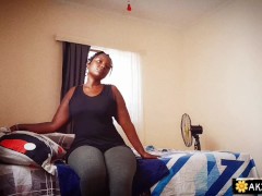 Nudist babe AKIILISA dressing up for a picnic/first time - Screenshot 15 of 16 - African