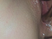 Preview 2 of Real homemade amateur close up pulsating multiple orgasm Njoy pure wand bathmate penis pump gloves