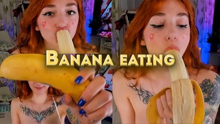Manger une banane