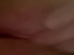 Redhead touching wet pussy