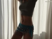 Preview 3 of I felel sensual today - do you like my belly dance?