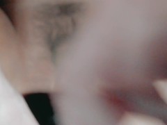 Teacher is stretching her hairy pussy with big butt plug through seamless pantyhose