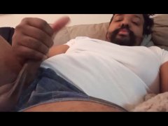 Daddy Bounces Dick and Cums