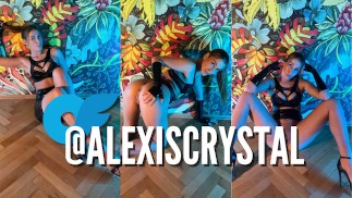 Latex Fetisch Muschi Fingern - Alexis Crystal