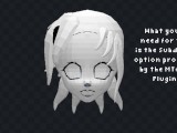 How to Quickly Make Hair For Your 3D Anime Model