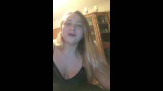 Russian beauty tears her pantyhose and shakes her butt deliciously