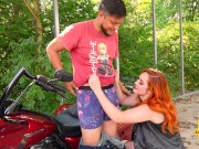 Preview 3 of I Fucked A Redhead With MASSIVE Tits On My Motorcycle