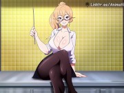 Preview 2 of Teacher Rewarding Her Students for Getting Good Grades with Her Body || 4K60