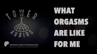 À QUOI RESSEMBLENT LES ORGASMES POUR UN HOMME. Audio pour femmes. En anglais.