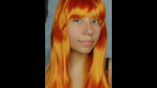 Cute Red髪の人造人間プロジェクトQTは、彼女の隠された機能を表示することをお勧めします!Catyブラックローズ
