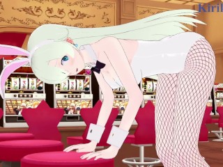 Elizabeth Liones and I have intense sex in the casino. - The Seven Deadly Sins Hentai Video