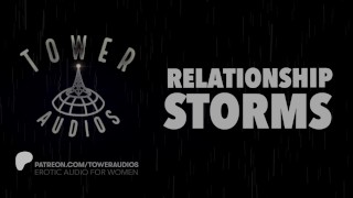TEMPÊTES DE RELATION - SEXE DE RÉCONCILIATION. Audio pour femmes. En anglais.