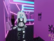Preview 2 of Horny femboy bunny first time at gloryhole...