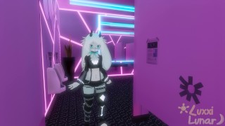 Horny Femboy Bunny First Time At Gloryhole