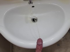 Peeing in the sink
