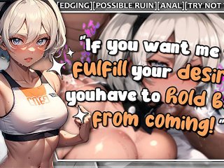 Unusual training with Bea ! Try not to cum