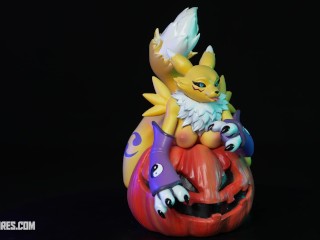 Figure En Résine Renamon Halloween