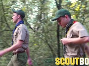 Preview 1 of ScoutBoys Cole Blue barebacks twink Ian along outdoor trail