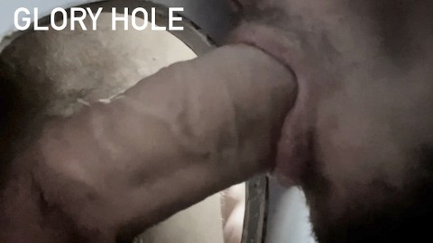 Glory Hole CumDump 3 dicks cum swallow