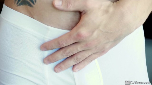 Tatted Hunk Shows Boy Toy what his Dick can do