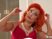 Preview 1 of Try, just try, to not shoot your load watching 50-year-old Laura deep-throating a cock