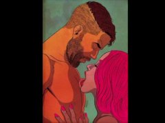 ASMR mature man gets blowjob from latina woman