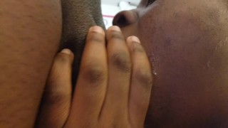 Shy blowjob on camera