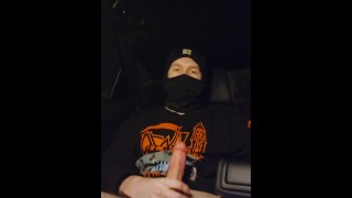 Jerking My Big Dick In The Car