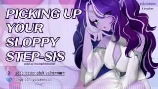 Picking Up Your Slutty Step-Sis After Hours [ASMR] [Step-Family] [Audio Porn]