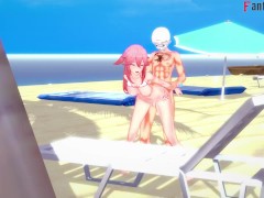 Yae Miko Bikini sex on the beach 2 Genshin Impact | Full And Just POV Patreon: Fantasyking3
