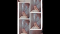 Играя с толстой тугой сочной киской, посмотри, насколько тугая сучка-шлюха