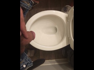 Peeing in Toilet